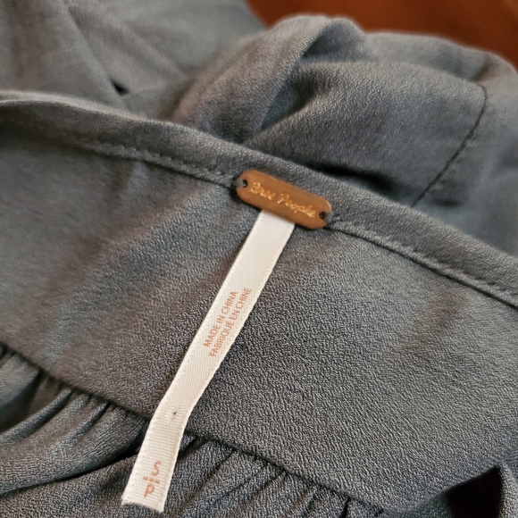 FREE PEOPLE BOHO BLOUSE SZ Sm - Picture 10 of 15